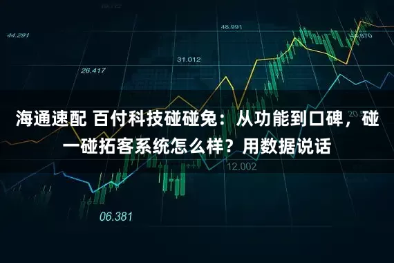 海通速配 百付科技碰碰兔：从功能到口碑，碰一碰拓客系统怎么样？用数据说话